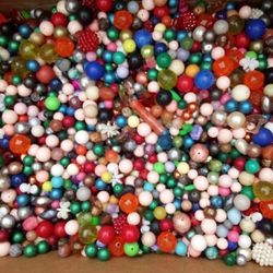 A Whole Lot Of Plastic Beads 70's Kinda Vibe 