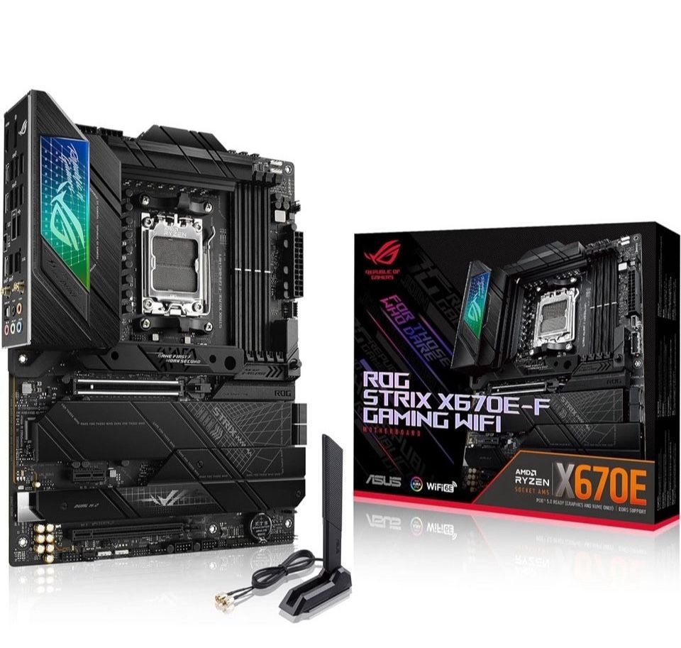 Brand New ASUS ROG STRIX X670E-F GAMING WIFI AMD X670 Socket AM5 ATX