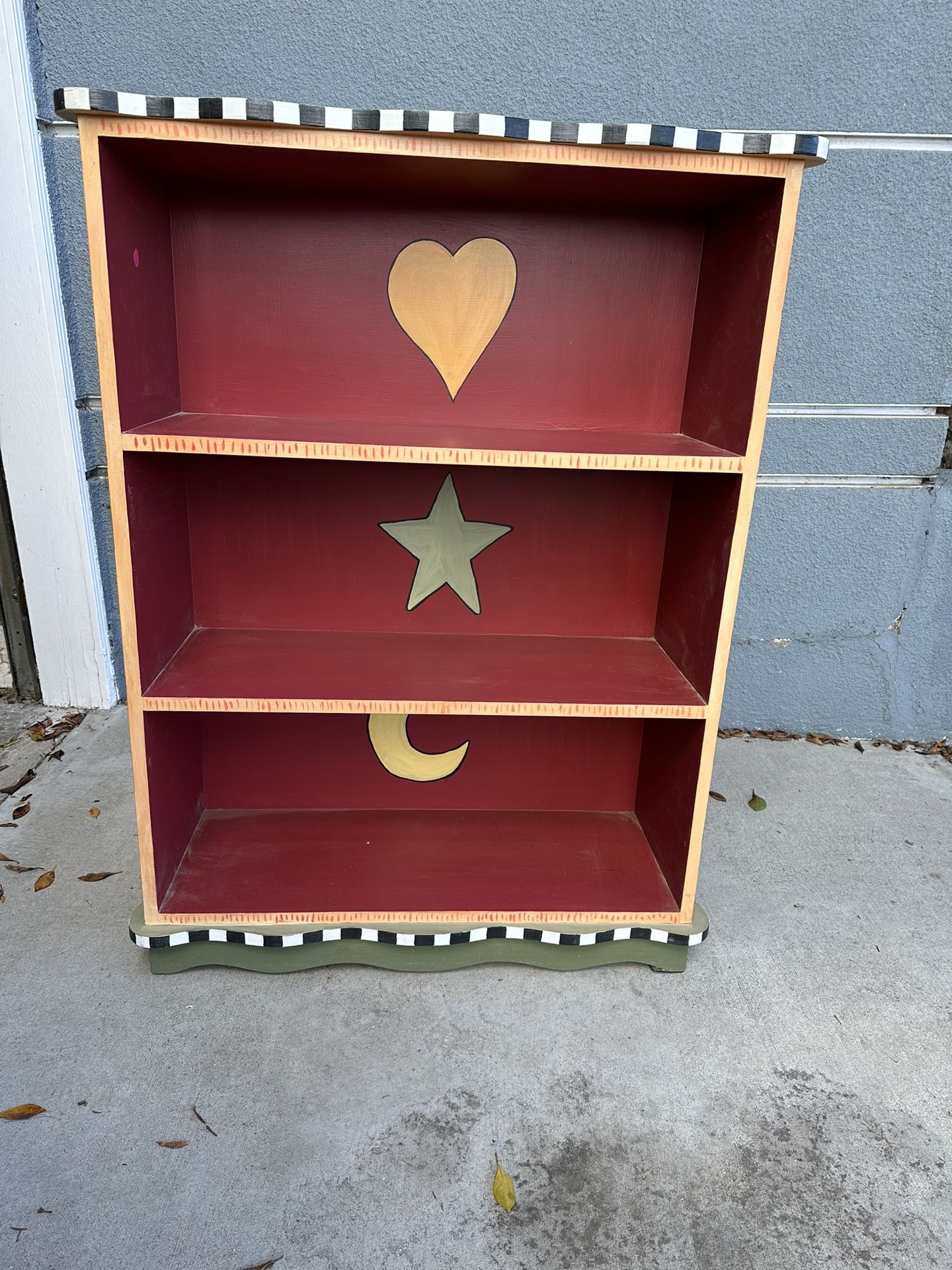 Bookcase Painted Kids