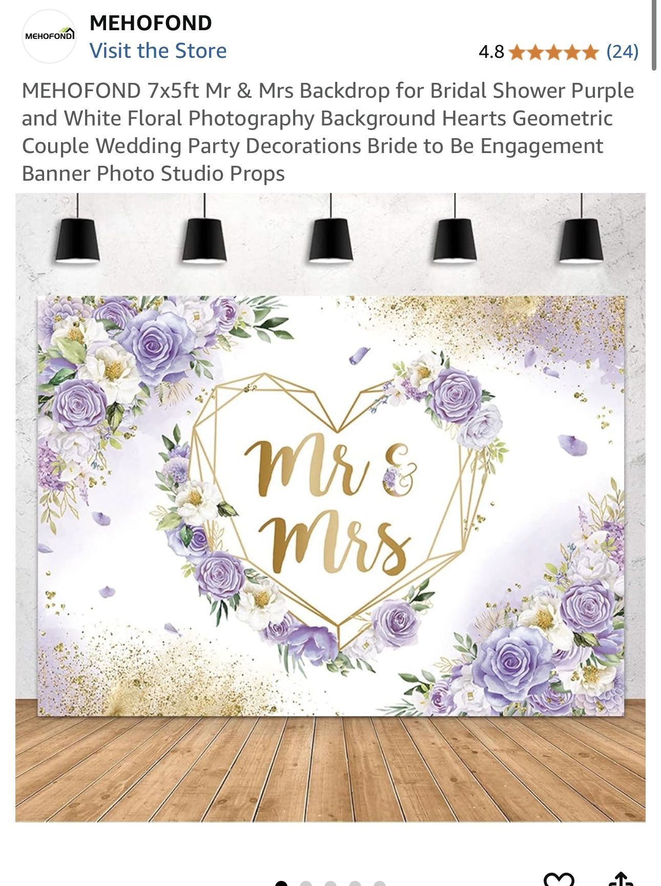 Mr & Mrs Backdrop