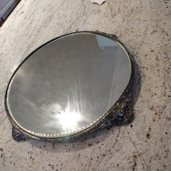 Antique Plateau Mirror For Dressing Table