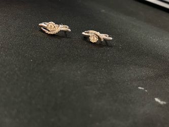 14k gold earrings #111807-1 MJ