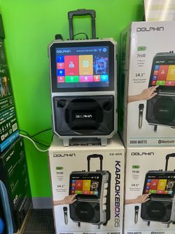 Dolphin Karaoke Speaker with Touch Screen Streaming