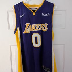 LA Lakers Classic  Jerseys Kyle Kuzma  #0 WISH NBA Jersey Men's Sz 48 Sewn XL