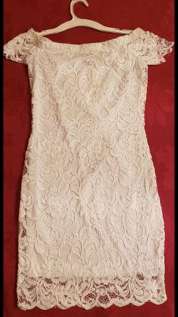 White lace women’s dress size small