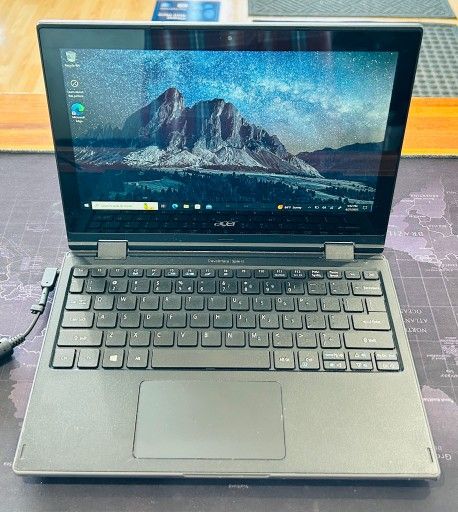Acer TravelMate Convertible Laptop Touchscreen Intel Celeron 4GB 128GB SSD