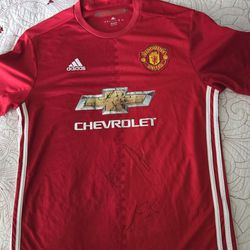 Man United Signed Jersey
