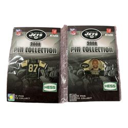 Laveranues Coles NY Jets Pin New.  2008 Hess Pin On Hat, Jacket Or Shirt/lapel