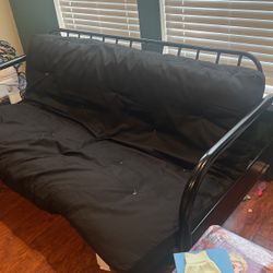 black Metal Futon