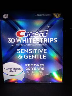 Crest whitening strips