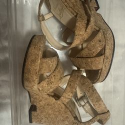 Christian Louboutin Cork Wedges 