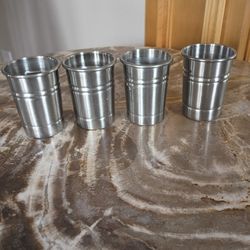 Tin Cup Adventure Stainless Steel Shot Glass Tin Cup Whiskey 