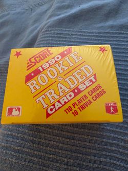 1990 Score Rookie & Traded 110 card set