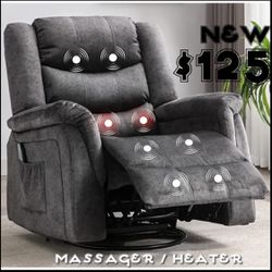 Comhoma Manual Rocker Massager Heater  Recliner Seat Furniture 