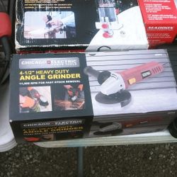 Tools Chicago Electric Four And A Half Inch Disc Grinder New In The Box Firm On Price