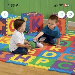 Alphabet. Shapes And Numbers Foam Play Mat