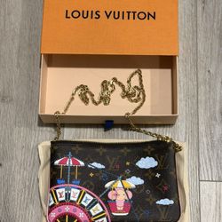 Authentic Louis Vuitton Double Pouchette Limited