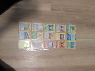 Holo Rare Pokemon Card Collection Base Set 14 Cards