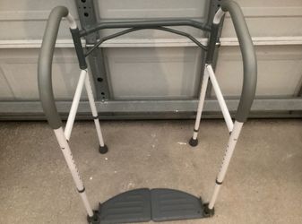 Toilet Safety Grab Handle Bar With Foot Grips