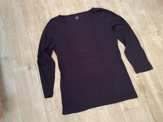J. Crew Long Sleeve Navy Blue Painter Tee, XL