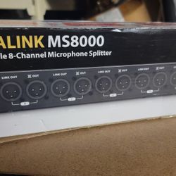 Behringer MS8000
Ultra-Flexible 8 Channel Microphone Splitter