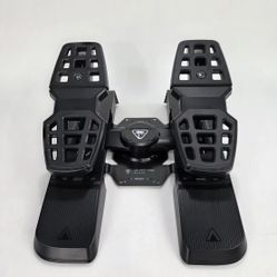 Turtle Beach VelocityOne Universal Rudder Pedals for PC, Xbox Series X|S, One  Very lightly used!  The Turtle Beach VelocityOne Universal Rudder Pedal