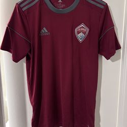 Colorado Rapids Adidas Climalite Soccer Jersey Size Small Burgundy