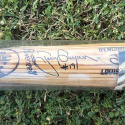Padres Tony Gwynn Signed Louisville Slugger Bats 2000 Signing