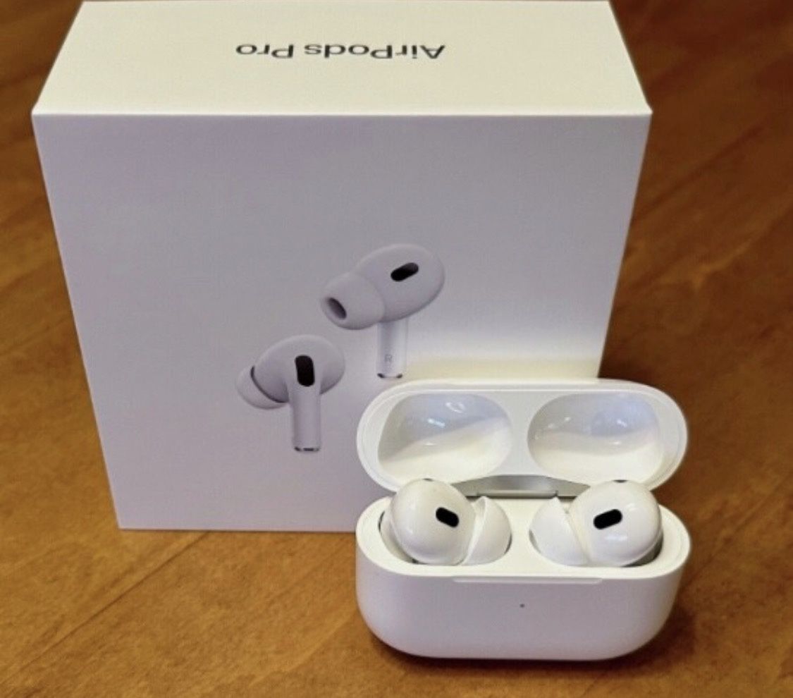 Apple AirPods Pro 2nd Generation with MagSafe Wireless Charging Case - White