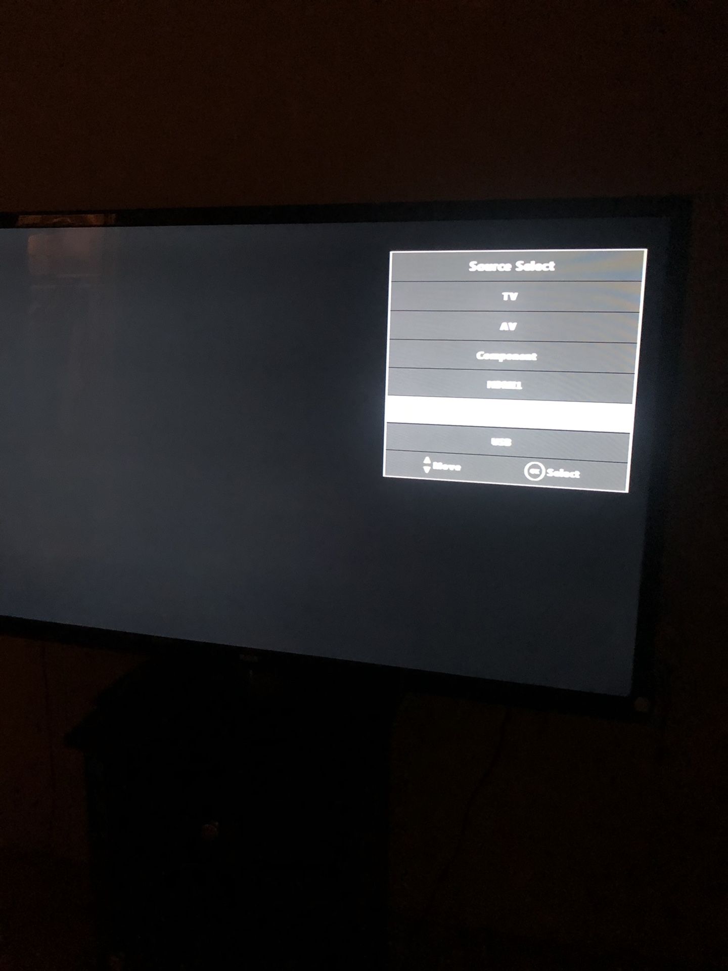 55” tv with remote