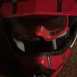 Red Spider-Man Dirt Bike Helmet 