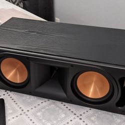 Klipsch RC-62 II Center Speaker – Black – “Keepers of the Sound” – Excellent Condition