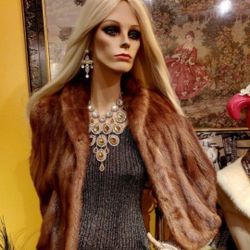Real Mink FUR Shawl Cape Shrug