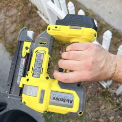 Ryobi 18 and 23 gauge battery nailers