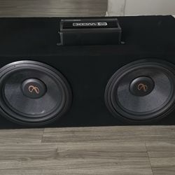 Infinite Kappa 2 12”s Subwoofer With Wdx Amplifier 1500 