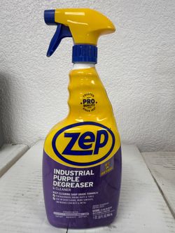 Zep Industrial Purple Degreaser & Cleaner 32 oz – Heavy Duty Shop Cleaner