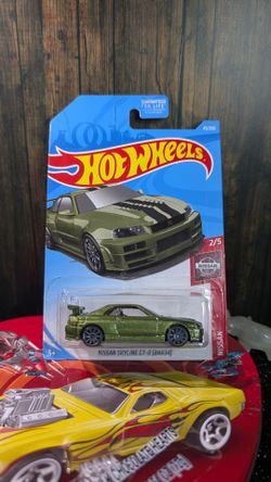 Hot Wheels  Nissan Skyline GT-R R34 (BNR34) Green 45/250