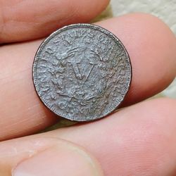 Rare Error Liberty Nickel All Copper 1800s