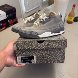 Cool Grey 3s • 8 M • Used