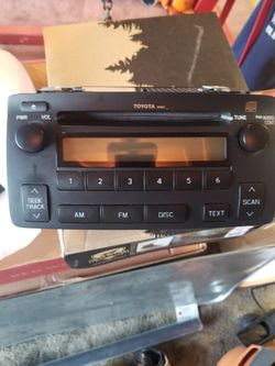 Toyota stereo