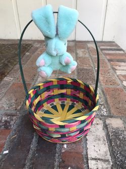 Easter Basket With Bunny
