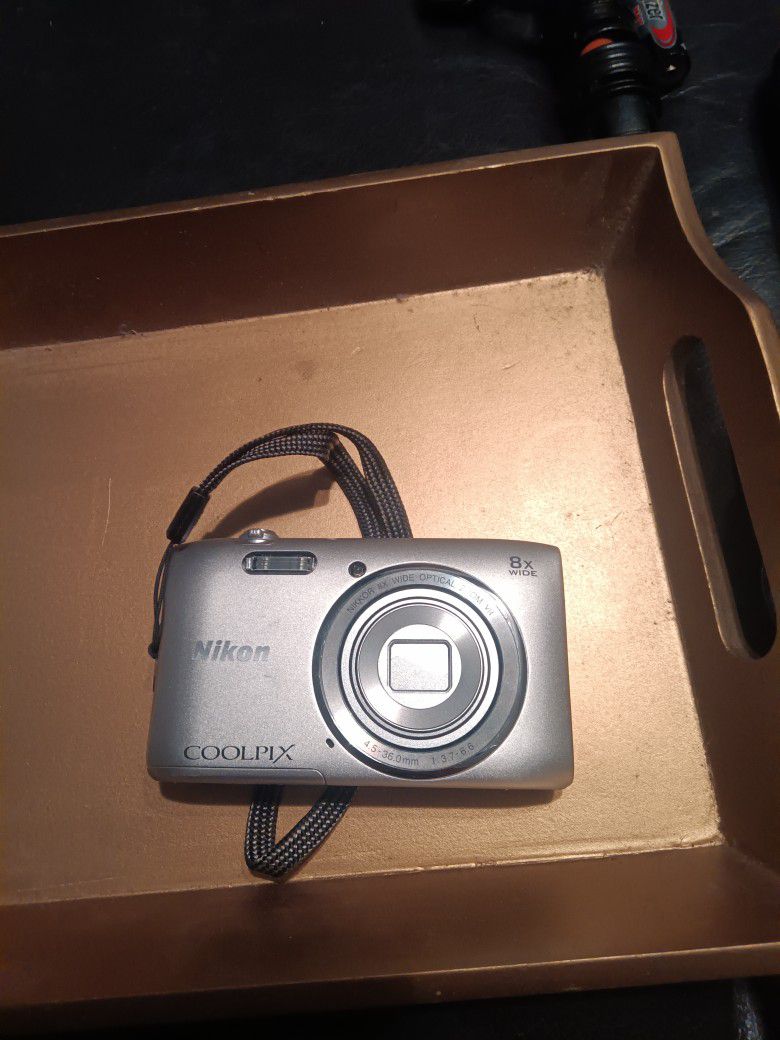 Nikon COOLPIX S3500 20.1MP Compact Digital Camera Silver