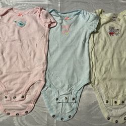 3pc Bodysuit Girls 6 Months Baby