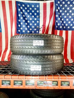 🇺🇸 2 GREAT USED TIRES P225/65R17 DOUGLAS ALL SEASON TOURING 225 65 17