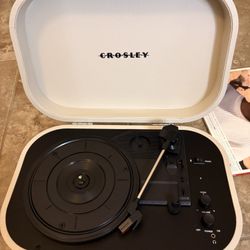 For Sale: Crosley Portable Record Player + Vinyl Bundle