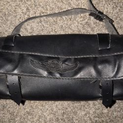 Harley Davidson Motorcycles, Leather Bag
