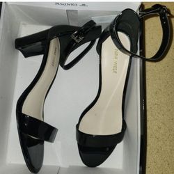 Nine West Black Block Heels