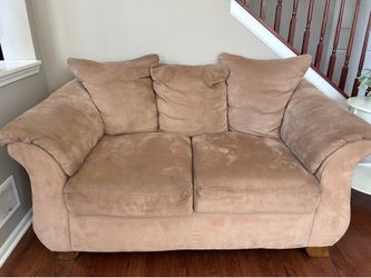 Loveseat and couch