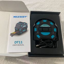 Laser Tape Measure 2-in-1,MiLESEEY by RockSeed Rechargeable Laser Measure 131 Ft, Tape Measure 16 Ft with Multifunctional Buttons， M/In/Ft Unit Switch