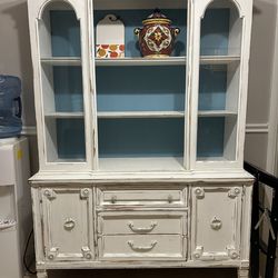 Vintage Bassett Hutch Solid Wood